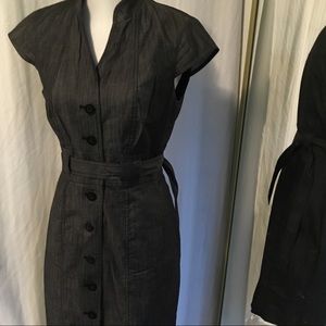 Calvin Klein button down shift dress